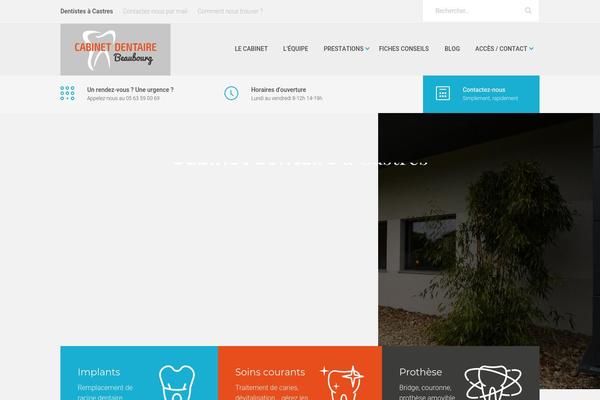 Dent-all theme site design template sample
