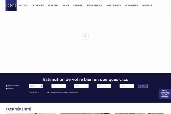 WP Residence theme site design template sample
