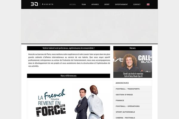 Jupiter theme site design template sample