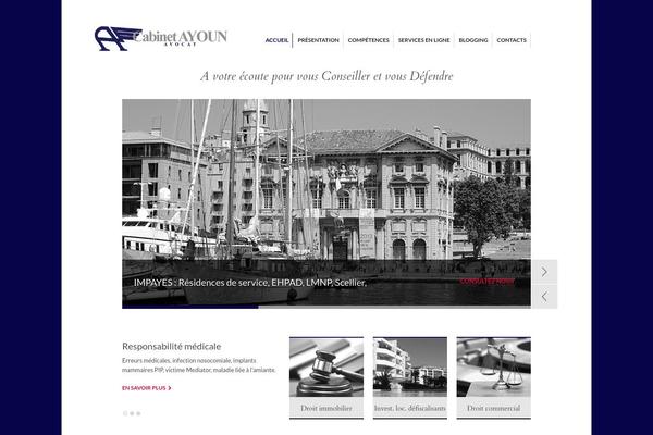 The Practice theme site design template sample