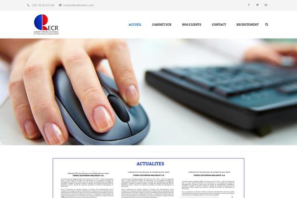 Electrify theme site design template sample