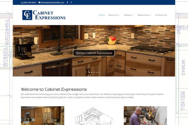 Divi theme site design template sample