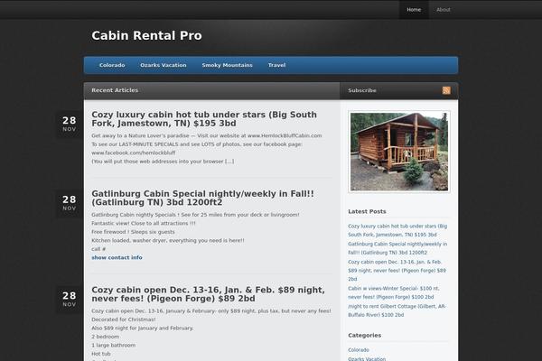 Traction theme site design template sample
