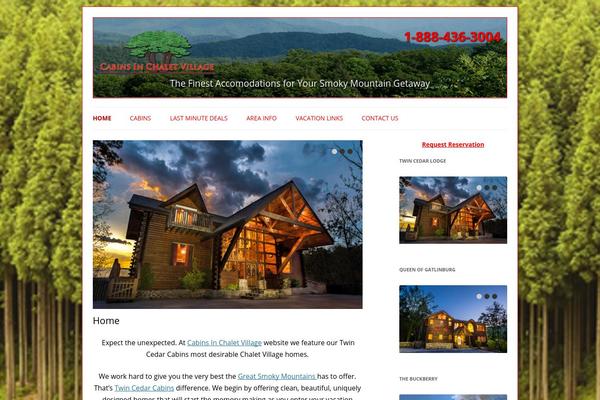 Twentytwelvechild theme site design template sample