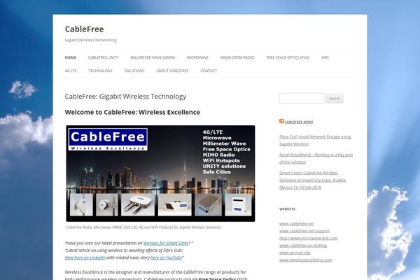 Site using WP Blog and Widget plugin