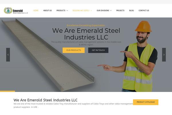 TheBuilt theme site design template sample