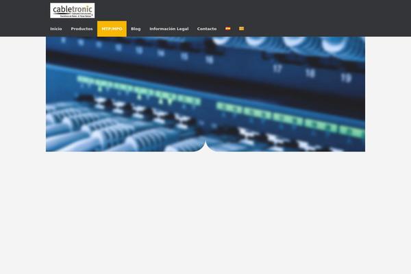 Vantage theme site design template sample