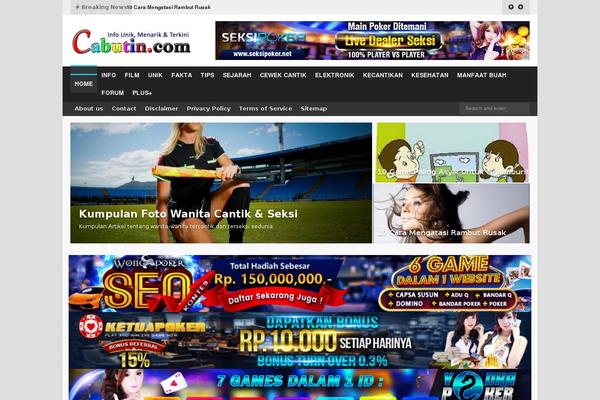 Encun theme site design template sample