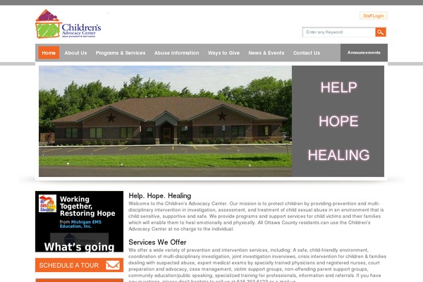 Wisdom theme site design template sample