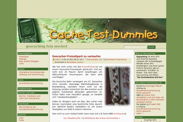 cache-test-dummies.de site used Wpt