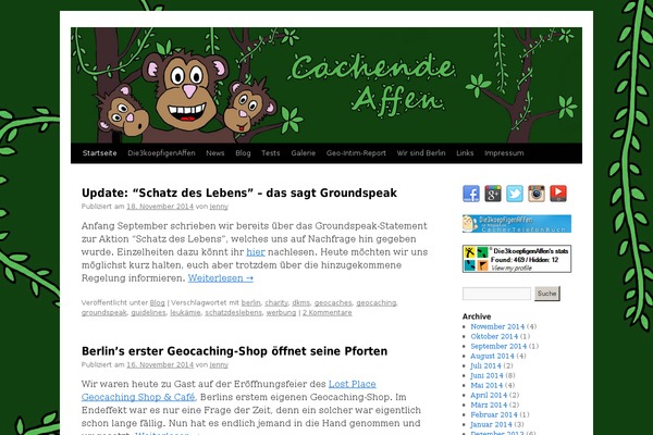 Site using 2 Click Social Media Buttons plugin