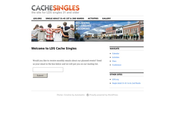 Coraline theme site design template sample