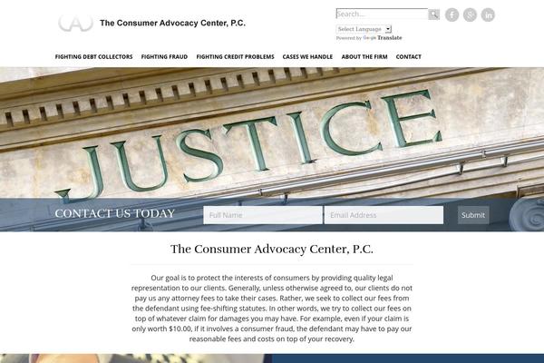 Site using Accordion Menu plugin