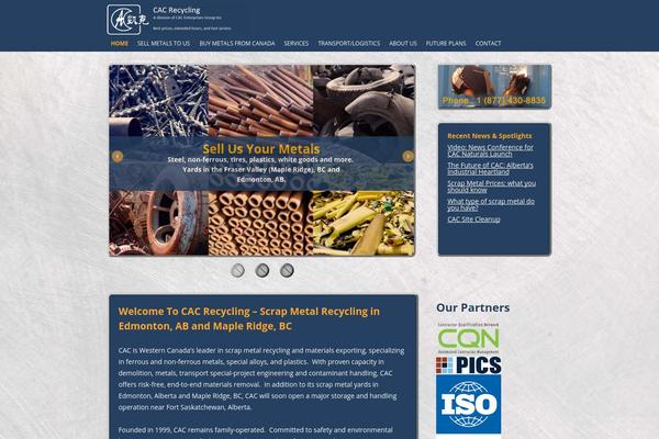 cacrecycling.com site used Bowdenworks12