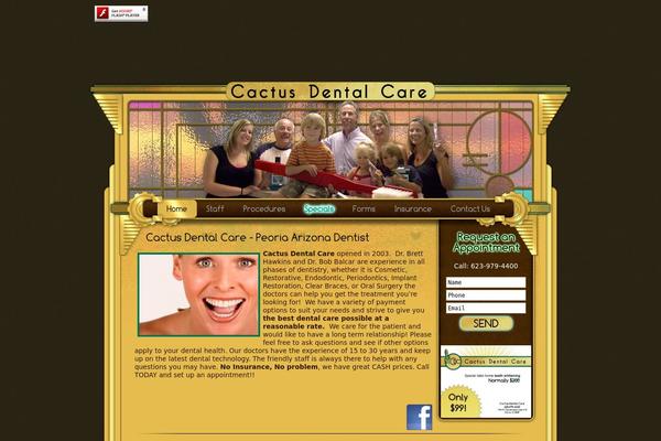 cactusdentalcare.com site used Custom2