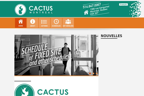 Cactus theme site design template sample