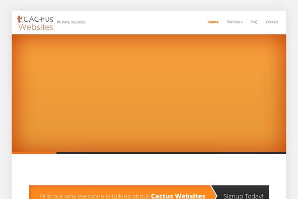 Foxy theme site design template sample
