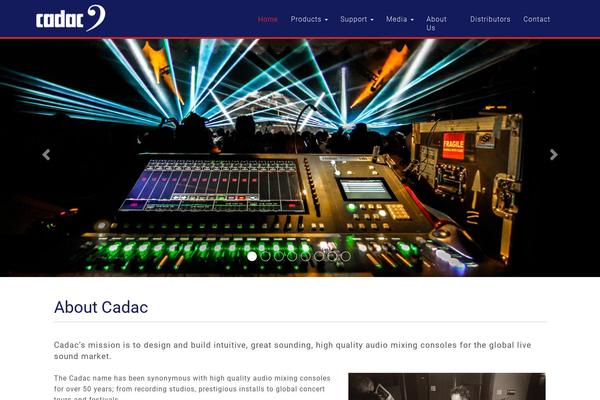 cadac-sound.com site used Cadac