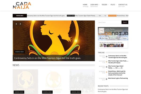 TrendyBlog theme site design template sample