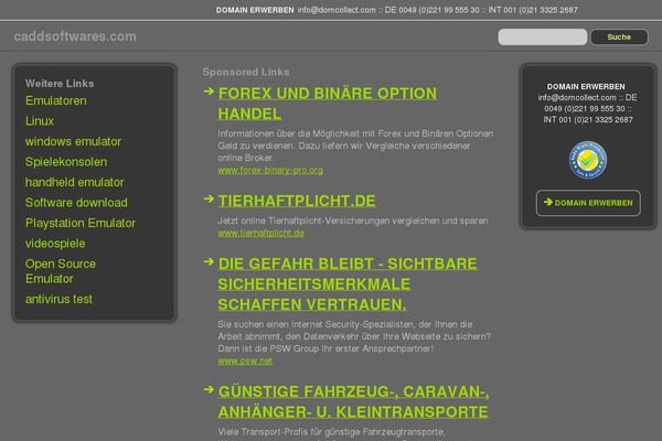 caddsoftwares.com site used Simpleblue