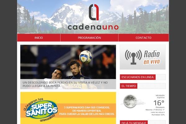 Site using Alfie WP Weather plugin