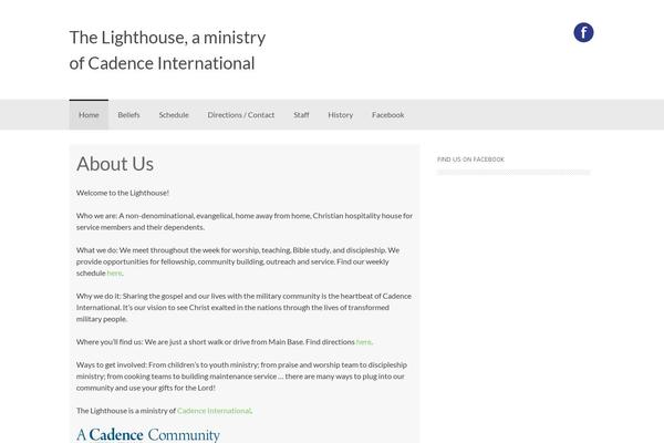 cadencelighthouse.org site used Themetrust-create