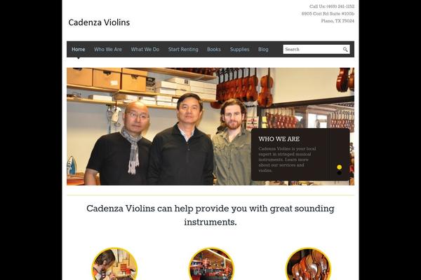 Blackbird theme site design template sample
