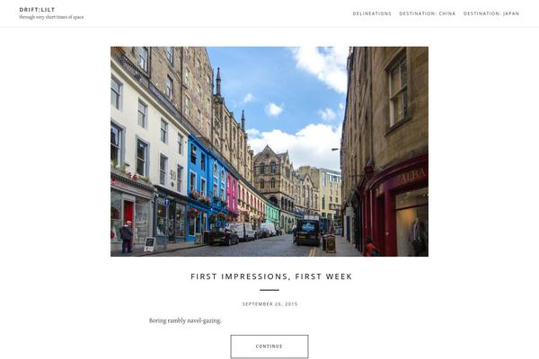 Daily theme site design template sample