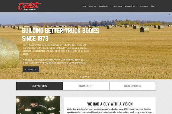 cadet theme websites examples