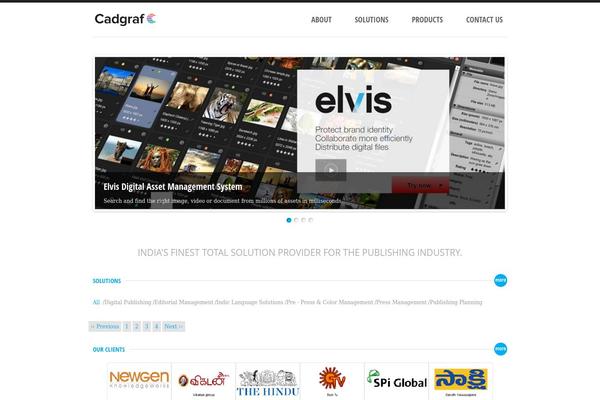 Carbon-wp-light theme site design template sample