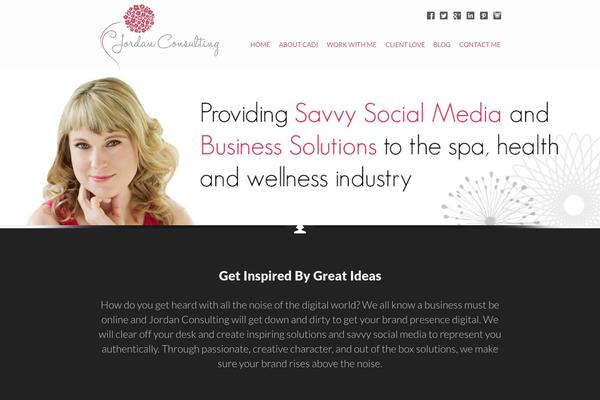 Coffee & Cream theme site design template sample