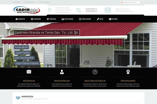 Yakamoz theme site design template sample