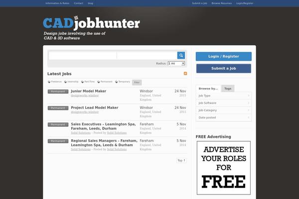 Jobroller theme site design template sample