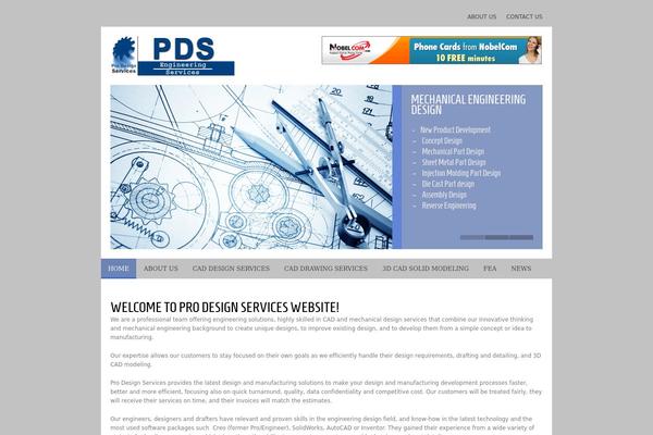 Big Company theme site design template sample