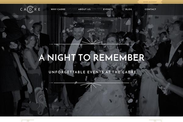 cadrebuilding.com site used Cadre