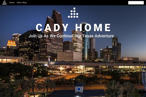 Tesseract theme site design template sample
