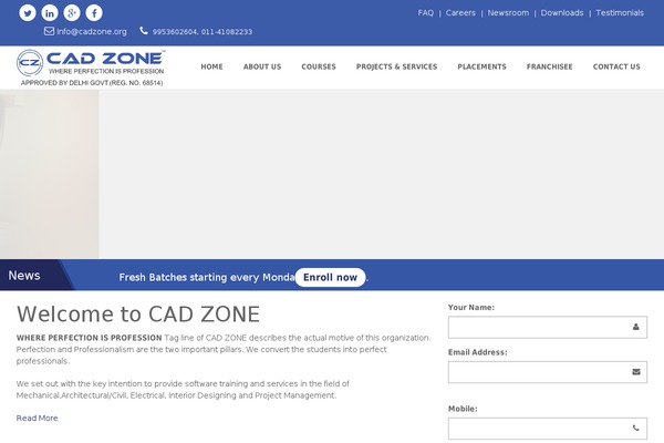 Twenty Eleven theme site design template sample
