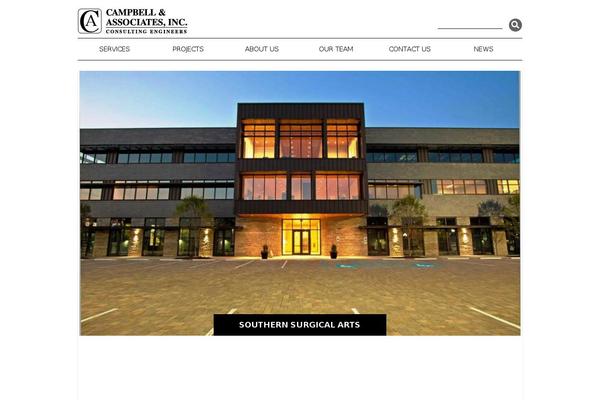 Campbell theme site design template sample