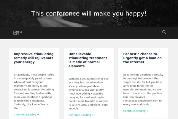Baskerville theme site design template sample