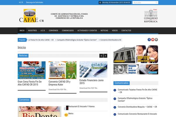 SaladMag theme site design template sample