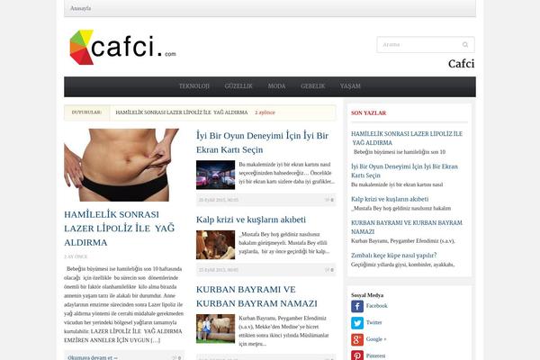 Tribune theme site design template sample