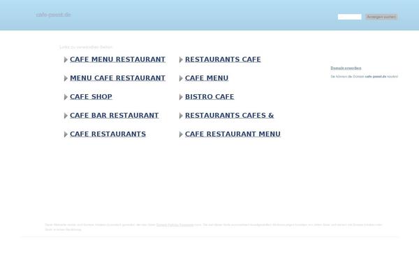 cafe-pssst.de site used Pssst