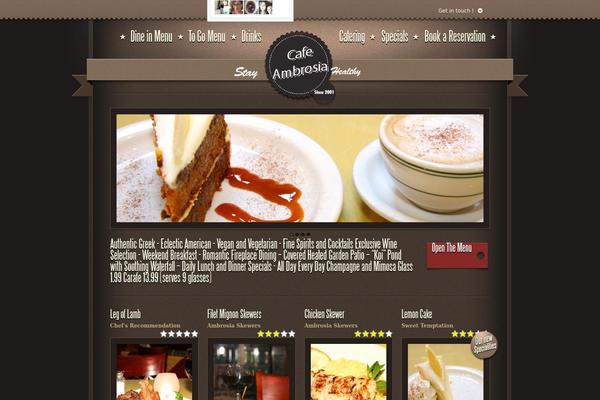 Adora theme site design template sample