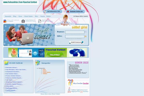 cafeasiklar.com site used Chat