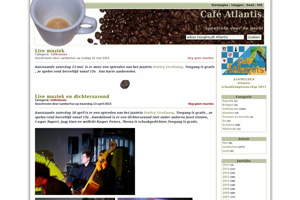 Atlantis theme site design template sample