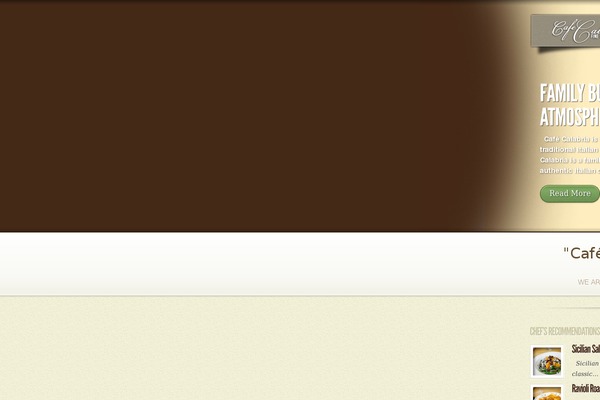 MyCuisine theme site design template sample