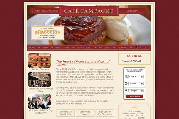 cafecampagne theme websites examples