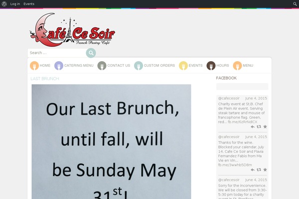 Restaurant theme site design template sample