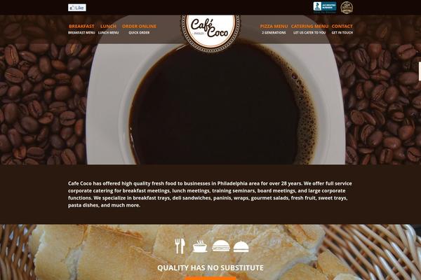 Verona theme site design template sample