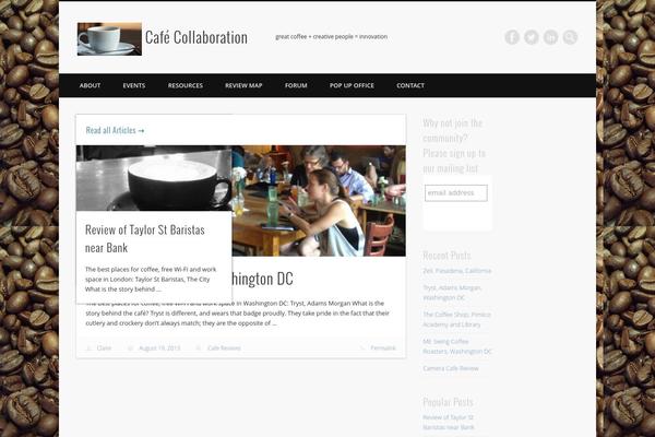 Pinboard theme site design template sample